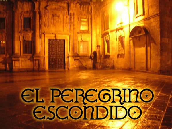 la sombra del peregrino de santiago de compostela